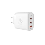 Fusion Triple Boost 65W PD Charger With USB-C to USB-C Cable