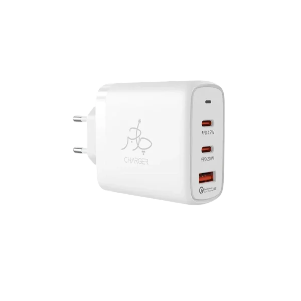 Fusion Triple Boost 65W PD Charger With USB-C to USB-C Cable