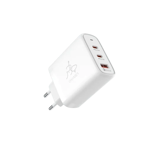 Fusion Triple Boost 65W PD Charger With USB-C to USB-C Cable