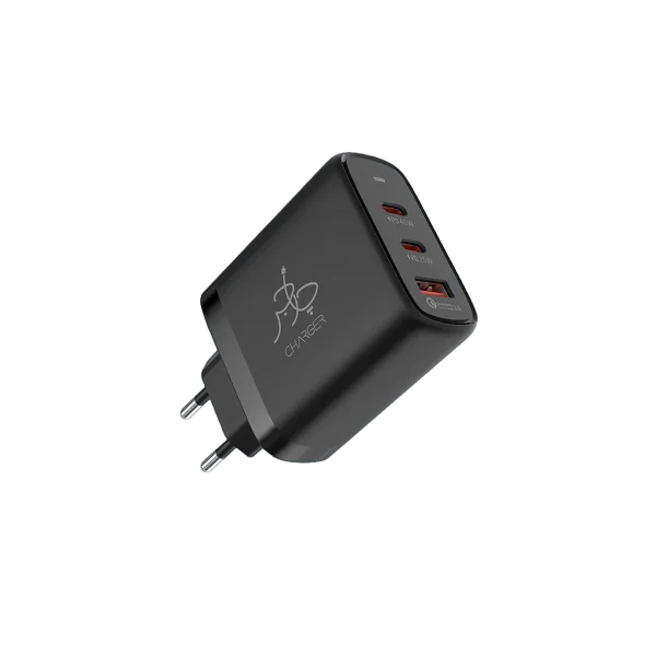 Fusion Triple Boost 65W PD Charger With USB-C to USB-C Cable