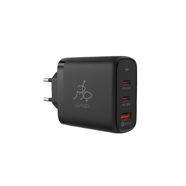 Fusion Triple Boost 65W PD Charger With USB-C to USB-C Cable