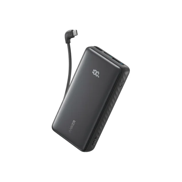 Anker Zolo Powerbank 20000mAh Built-In UsbC 90° Cable