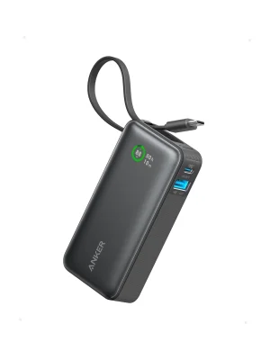 Anker Nano Powerbank 10000mAh 30w Built-In USB-C Cable