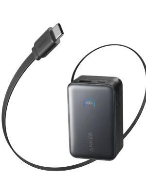 Anker Nano Powerbank 10000mAh 45w Built-In USB-C Cable